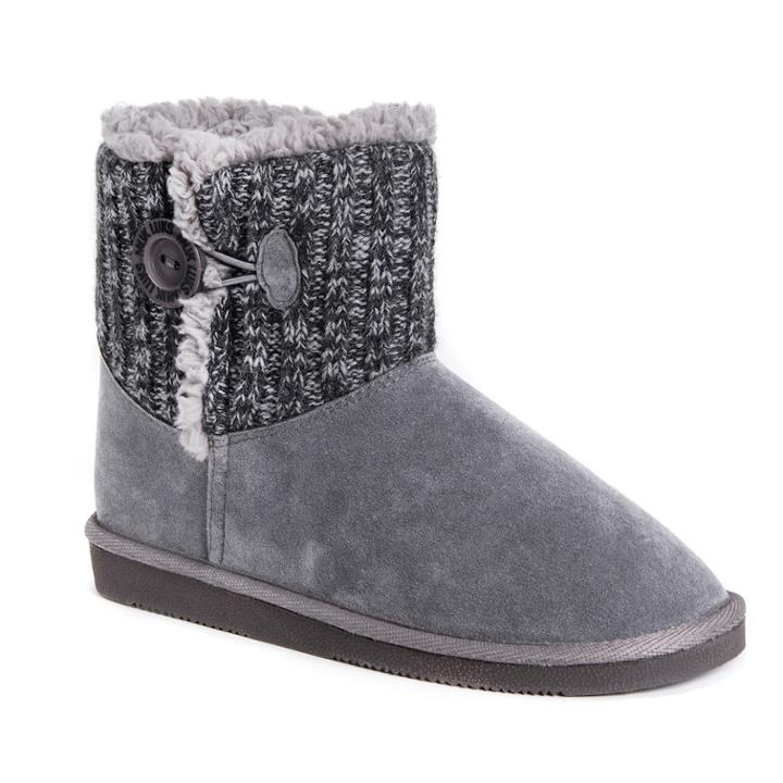 Muk Luks Samara Women's Boots, Size: 7, Grey