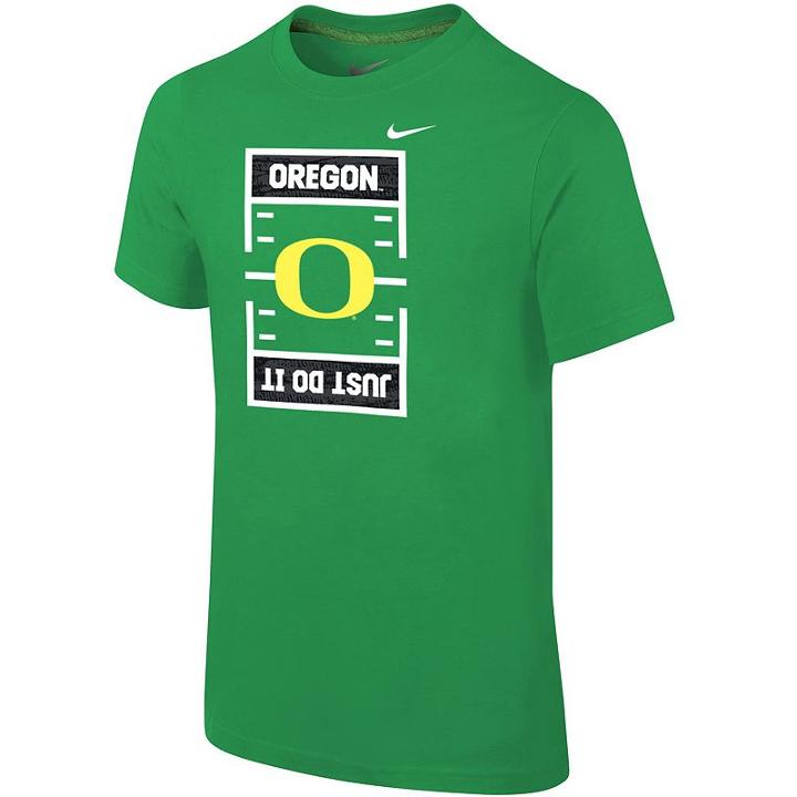 Boys 8-20 Nike Oregon Ducks Football Tee, Size: L 14-16, Green