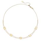 14k Gold Hammered Disc Choker Necklace, Women's, Size: 16, Yellow