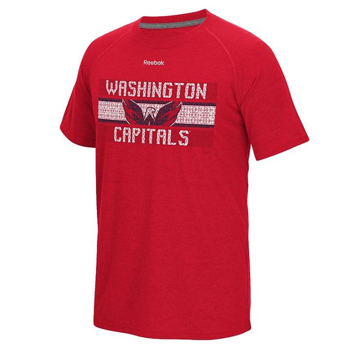 Men's Reebok Washington Capitals Name In Lights Tee, Size: Medium, Red