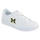 Women's Michigan Wolverines Jackie Shoes, Size: 10, White