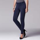 Simply Vera Vera Wang Fleece-lined Leggings, Women's, Size: Xl, Blue (navy)