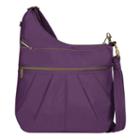Travelon Signature Rfid-blocking Anti-theft Crossbody Bag, Adult Unisex, Purple