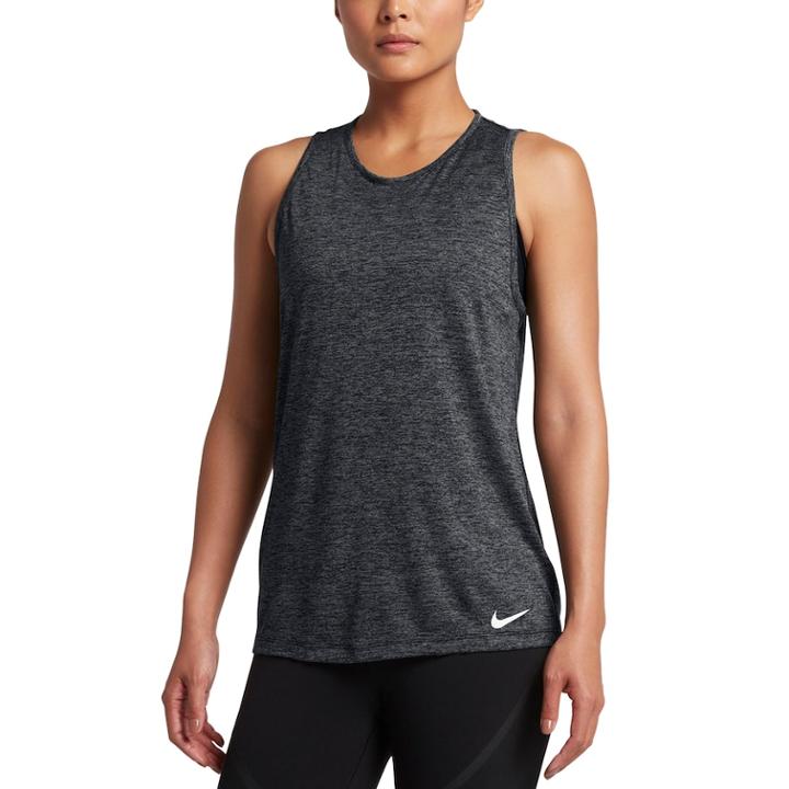 Women's Nike Dry Training Tank, Size: Xs, Grey (charcoal)