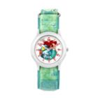 Disney's The Little Mermaid Princess Ariel & Flounder Time Teacher Watch, Adult Unisex, Size: Medium, Green