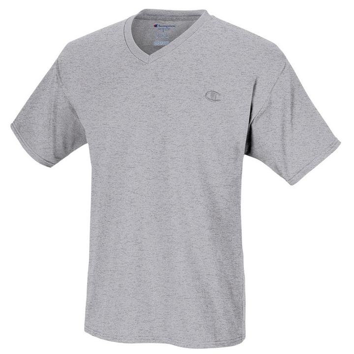 Men's Champion Solid Tee, Size: Medium, Dark Grey