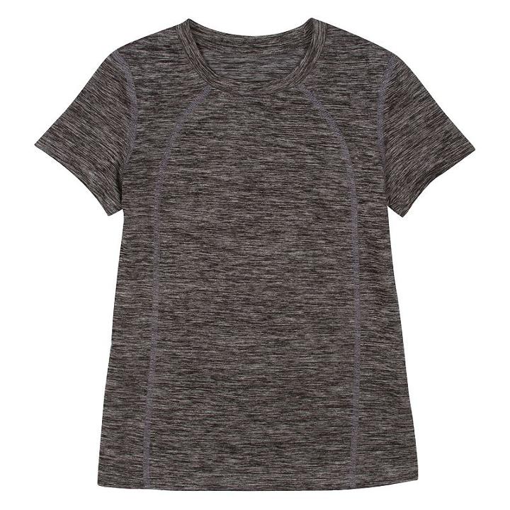 Girls 4-6x New Balance Solid Slubbed Tee, Girl's, Size: 4, Black