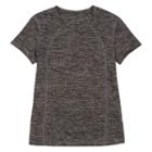 Girls 4-6x New Balance Solid Slubbed Tee, Girl's, Size: 4, Black