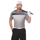 Men's Grand Slam Regular-fit Motionflow 360 Performance Golf Polo, Size: Small, Med Grey