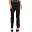 Women's Apt. 9&reg; Torie Straight-leg Dress Pants, Size: 0 T/l, Black