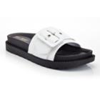 Henry Ferrera Hype Women's Slide Sandals, Size: Medium (10), White