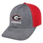 Adult Top Of The World Georgia Bulldogs Upright Performance One-fit Cap, Men's, Med Grey