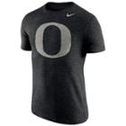 Men's Nike Oregon Ducks Triblend Stamp Tee, Size: Medium, Oxford