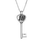 Insignia Collection Nascar Kyle Busch 18 Stainless Steel Key Pendant Necklace, Women's, Size: 18, Grey