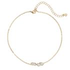 Lc Lauren Conrad Asymmetrical Baguette Bar Necklace, Women's, Gold