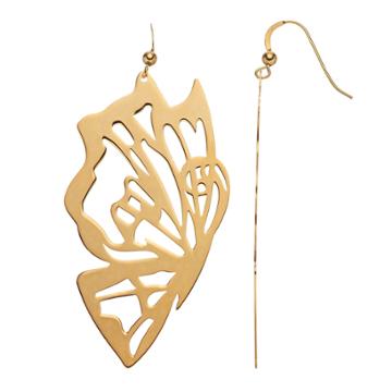 Amore By Simone I. Smith Openwork Butterfly Earrings, Women's, Gold