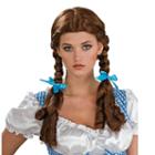 The Wizard Of Oz Dorothy Deluxe Wig - Adult, Brown