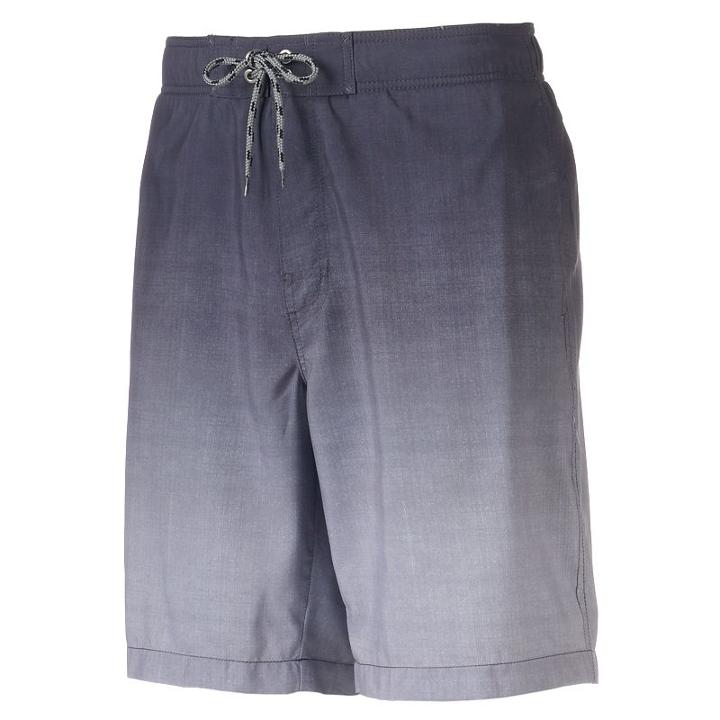 Big & Tall Sonoma Goods For Life&trade; Ombre Eclipse Swim Trunks, Men's, Size: 4xb, Grey