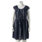Plus Size Lc Lauren Conrad Floral Pleated Dress, Women's, Size: 1xl, Pink