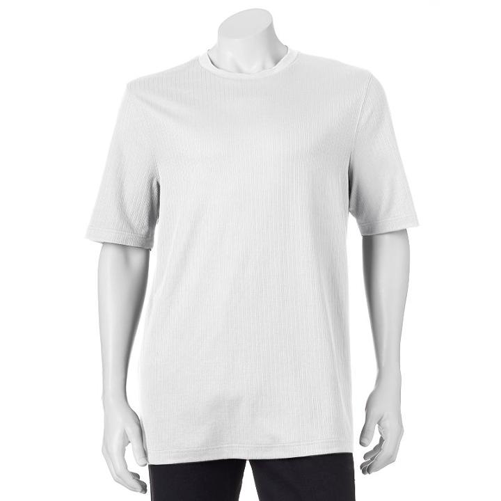 Big & Tall Croft & Barrow&reg; Classic-fit Easy-care Crewneck Tee, Men's, Size: 3xl Tall, White