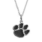 Fiora Sterling Silver Clemson Tigers Team Logo Pendant Necklace, Women's, Size: 16, Grey