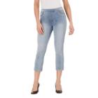 Women's Haggar Pull-on Skinny Capri Jeans, Size: 10, Ovrfl Oth