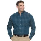 Big & Tall Van Heusen Classic-fit Wrinkle-free Button-down Shirt, Men's, Size: 4xb, Turquoise/blue (turq/aqua)