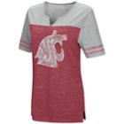 Women's Campus Heritage Washington State Cougars On The Break Tee, Size: Large, Med Red