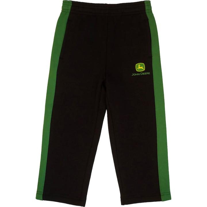 Boys 4-7 John Deere Fleece Pants, Size: 5, Black