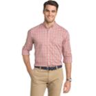 Men's Izod Advantage Regular-fit Sport Flex Plaid Stretch Button-down Shirt, Size: Small, Brt Red