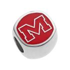 Logoart Sterling Silver Ole Miss Rebels Bead, Women's, Multicolor