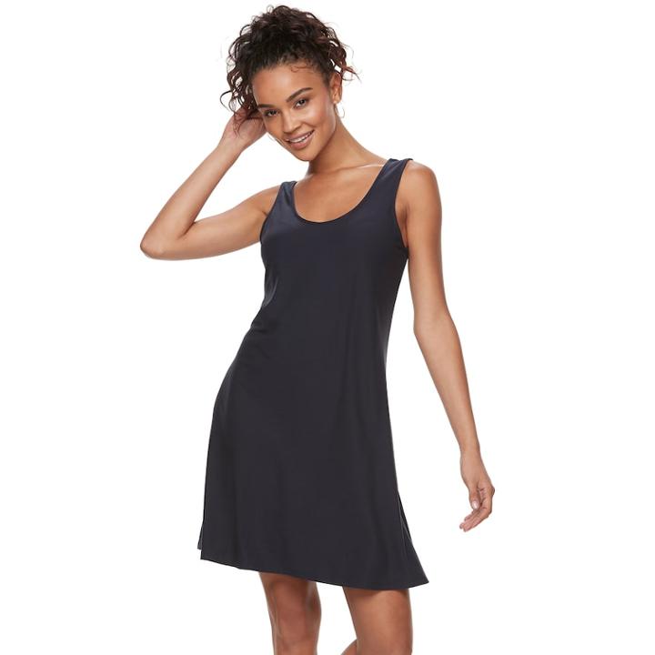 Juniors' Mudd&reg; Back Crisscross Dress, Teens, Size: Medium, Drk Purple