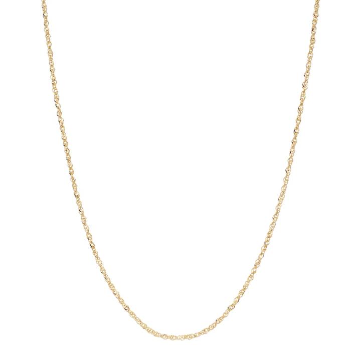 18k Gold Singapore Chain Necklace, Women's, Size: 20, Yellow