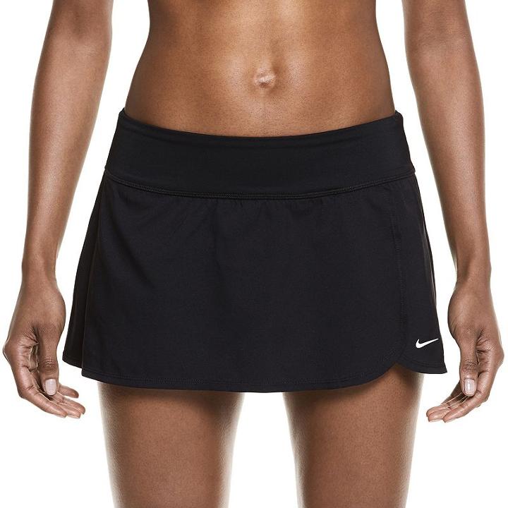 Women's Nike Core Skirtini Bottoms, Size: Medium, Black