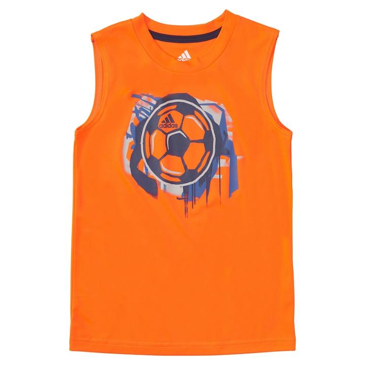 Boys 4-7x Adidas Sport Ball Tank Top, Size: 7x, Brt Red
