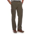 Men's Sonoma Goods For Life&trade; Regular-fit Flexwear Stretch Cargo Pants, Size: 30x32, Dark Green