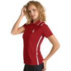 Women's Antigua Houston Rockets Merit Desert Dry Polo, Size: Small, Dark Red