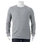 Big & Tall Sonoma Goods For Life&trade; Classic-fit Thermal Crewneck Tee, Men's, Size: L Tall, Med Grey
