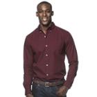 Big & Tall Chaps Classic-fit Plaid Button-down Shirt, Men's, Size: 2xb, Red