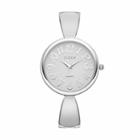 Studio Time Women's Enameled Cuff Watch, Size: Medium, White