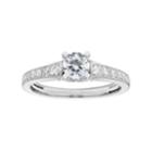 14k Gold 3/4 Carat T.w. Igl Certified Diamond Engagement Ring, Women's, Size: 9, White