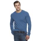 Big & Tall Men's Sonoma Goods For Life&trade; Modern-fit Flexwear Pocket Tee, Size: Xxl Tall, Dark Blue