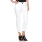 Women's Apt. 9&reg; Modern Fit Skinny Capri Jeans, Size: 14, White