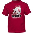 Boys 4-7 Nebraska Cornhuskers Helmet Tee, Size: M(5/6), Red