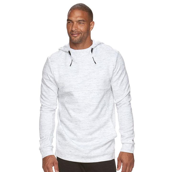 Big & Tall Fila Sport&reg; Athletic-fit Space-dye Fleece 2.0 Fleece Hoodie, Men's, Size: Xxl Tall, Natural