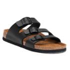 Betula Leo Women's Footbed Sandals, Size: Medium (8), Black