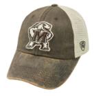 Adult Top Of The World Maryland Terrapins Scat Adjustable Cap, Med Brown