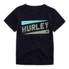 Boys 4-7 Hurley Stadium Lines Logo Graphic Tee, Size: 5, Blue (navy)