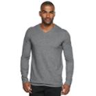 Men's Marc Anthony Essential Slim-fit V-neck Sweater, Size: Small, Dark Grey