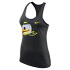 Women's Nike Oregon Ducks Dri-fit Touch Tank Top, Size: Xxl, Black